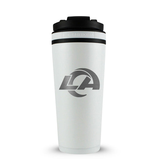 Officially Licensed Los Angeles Rams 26oz Ice Shaker - White