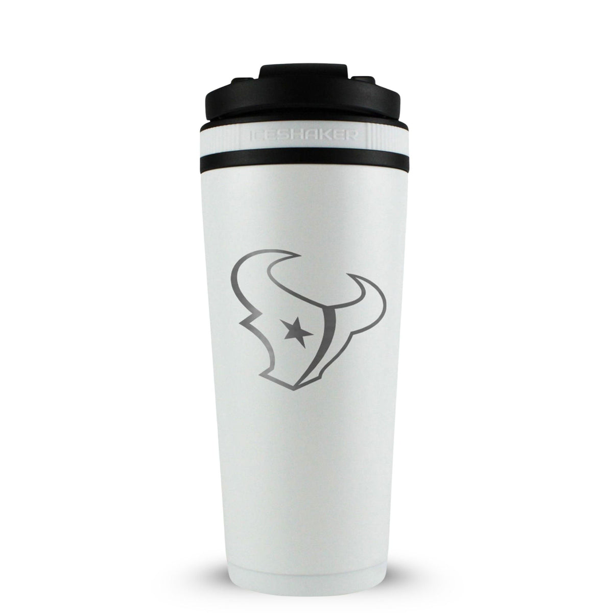 Officially Licensed Houston Texans 26oz Ice Shaker - White