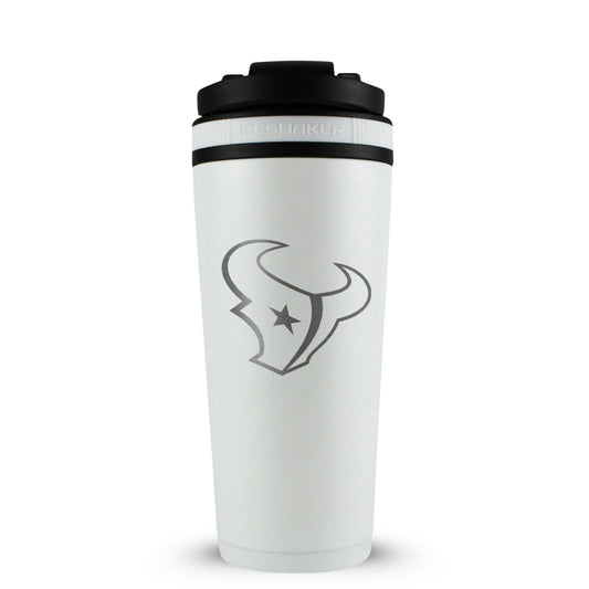 Officially Licensed Houston Texans 26oz Ice Shaker - White