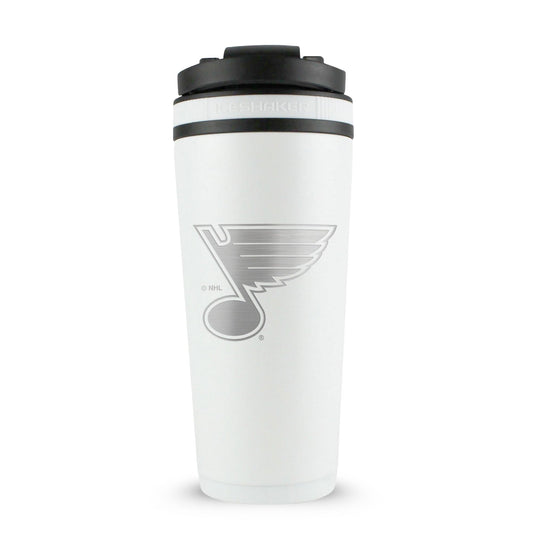 Officially Licensed St. Louis Blues 26oz Ice Shaker - White