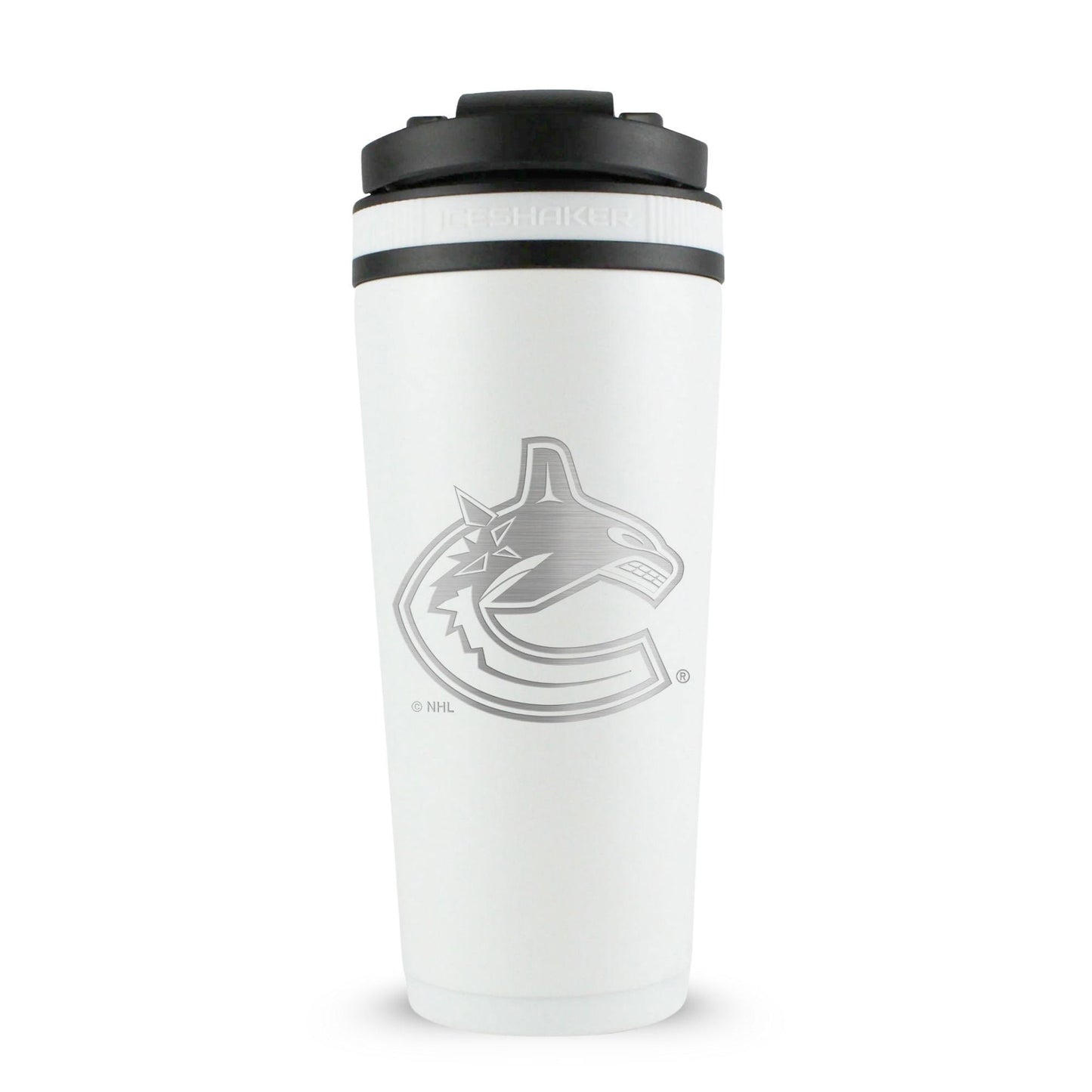 Officially Licensed Vancouver Canucks 26oz Ice Shaker - White