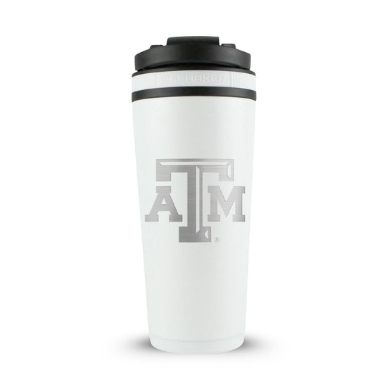 Officially Licensed Texas A&M University 26oz Ice Shaker - White