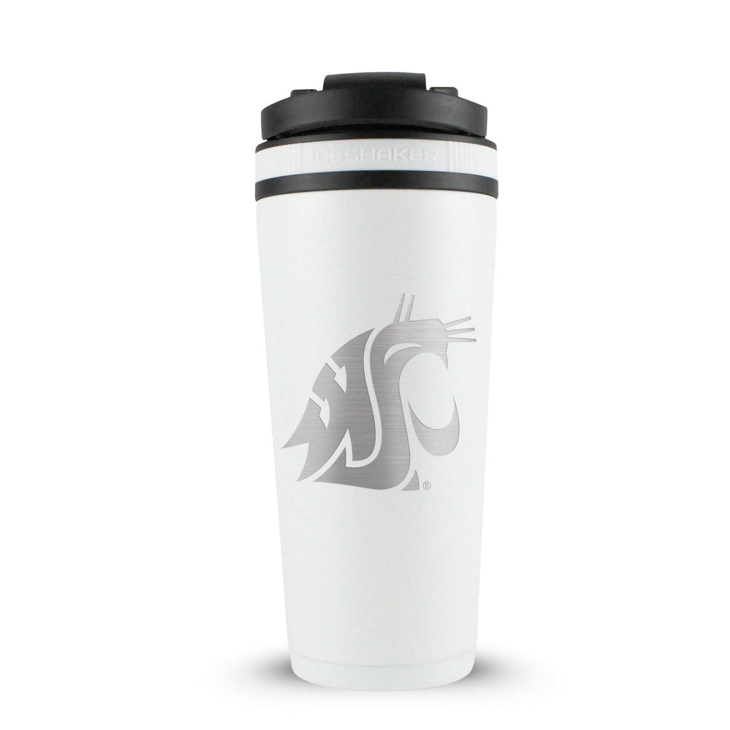Officially Licensed Washington State University 26oz Ice Shaker - White