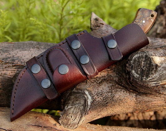 Tom Brown Tracker 1 – Handmade Damascus Steel Outdoor Knife