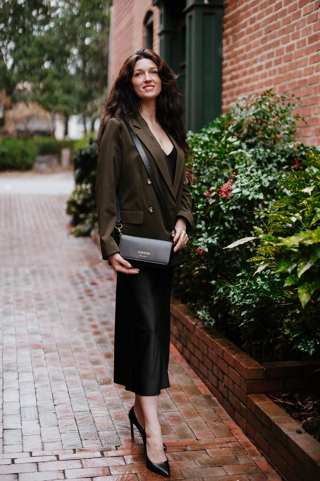Hedy  | Black Leather