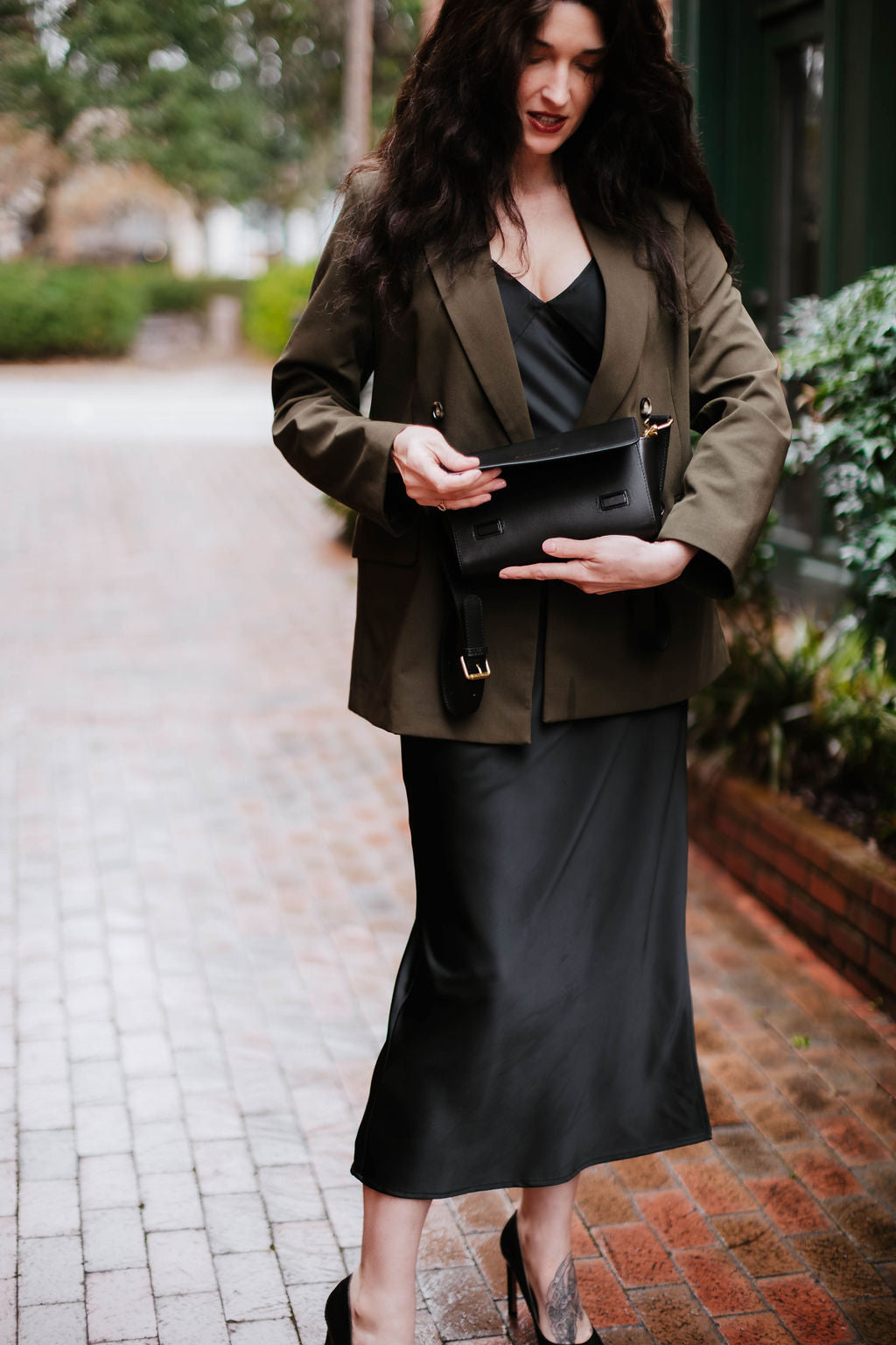 Hedy  | Black Leather
