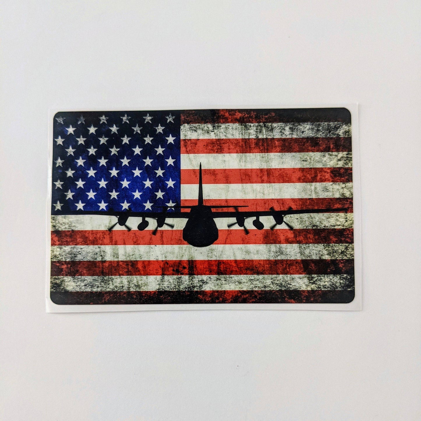 C-130H Hercules - American Flag Decal