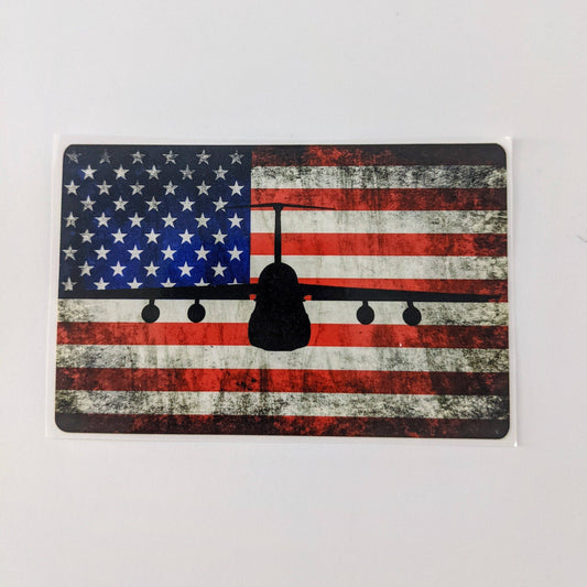 C-5 Galaxy - American Flag Decal
