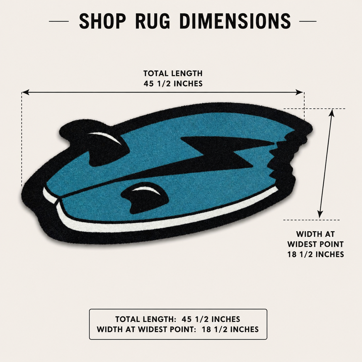 Shark Bite | Golf Shop Mat | Golf Accessory