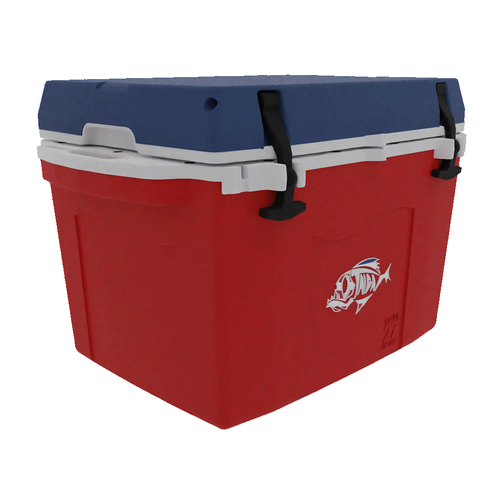 Taiga Coolers 27 Quart Red White and Blue Cooler