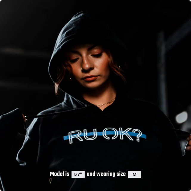 Stigma-Breaking Hoodie - Blue Line