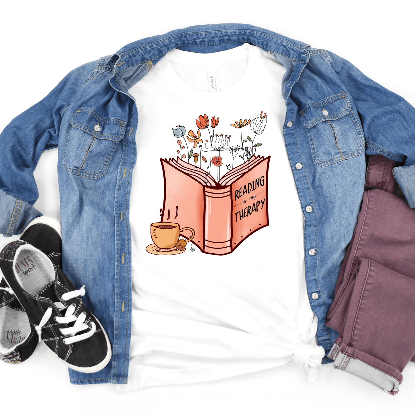Reading is my Therapy T-Shirt
