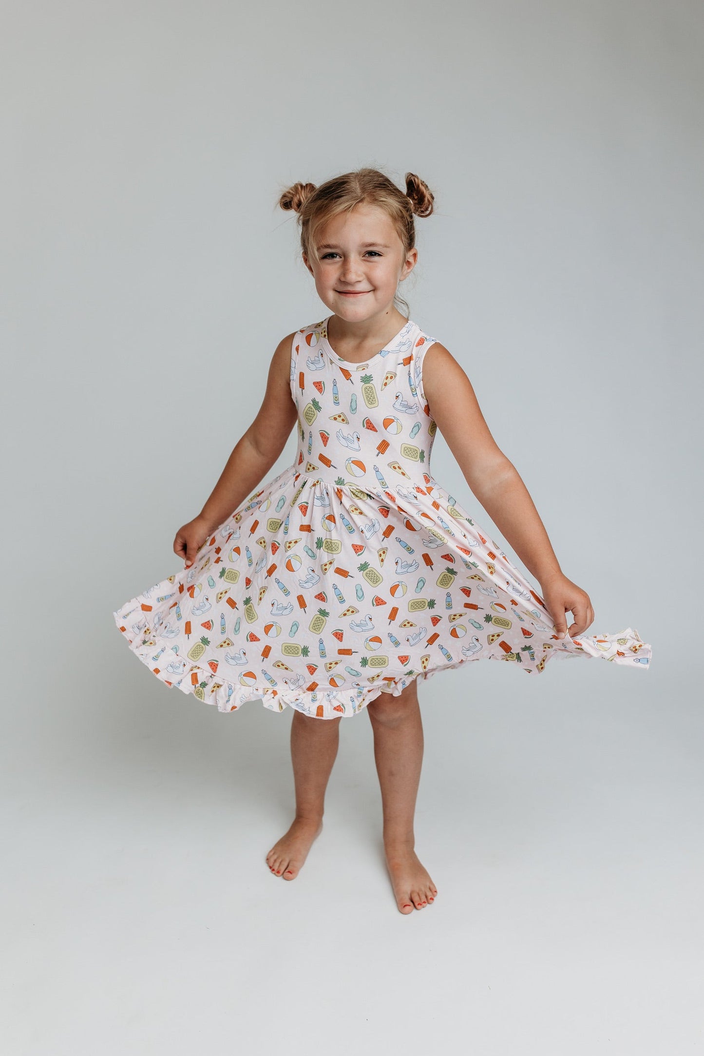 POOLSIDE PARTY DREAM RUFFLE DRESS