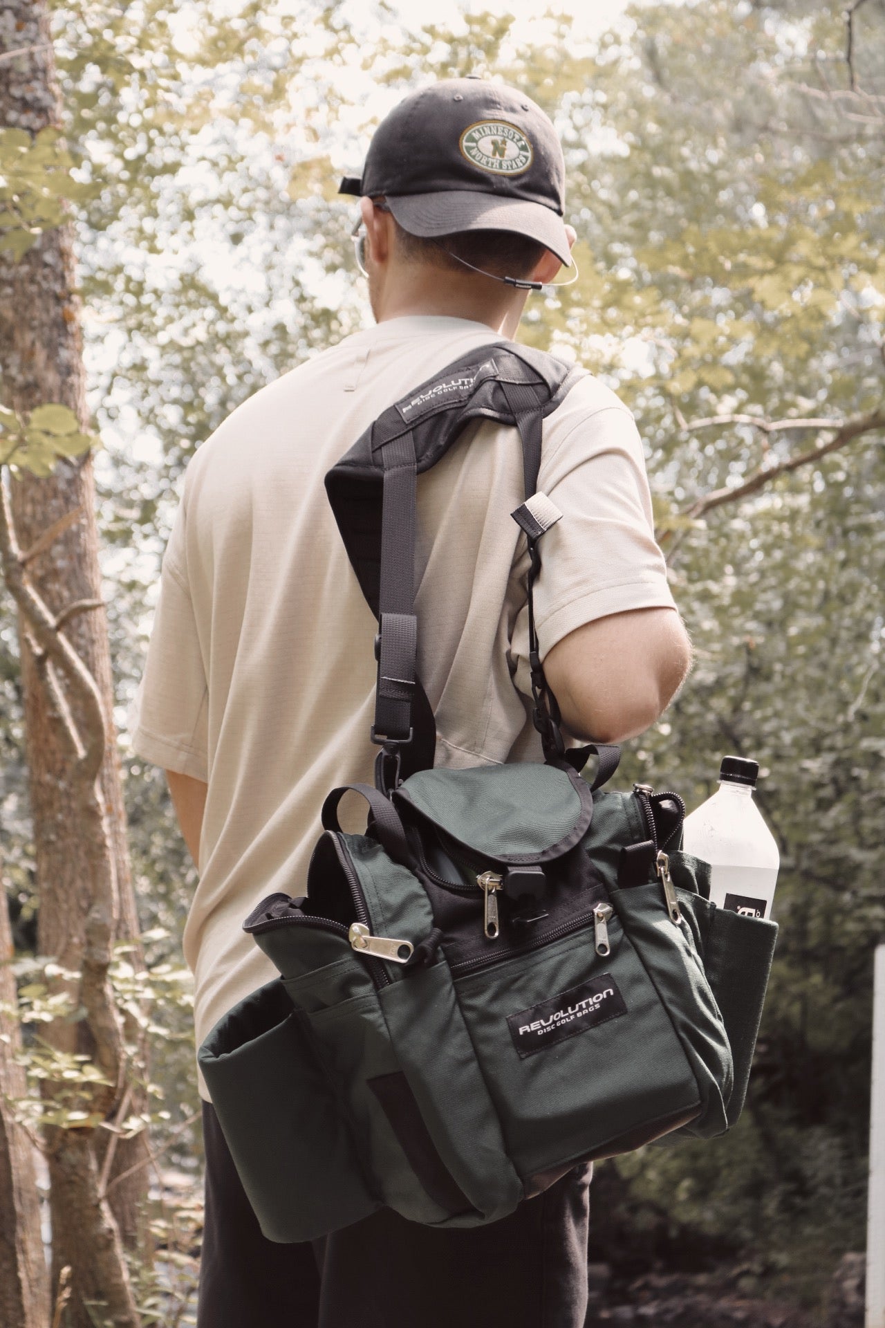 Revolution Mini Deluxe V3 Disc Golf Bag - Forest