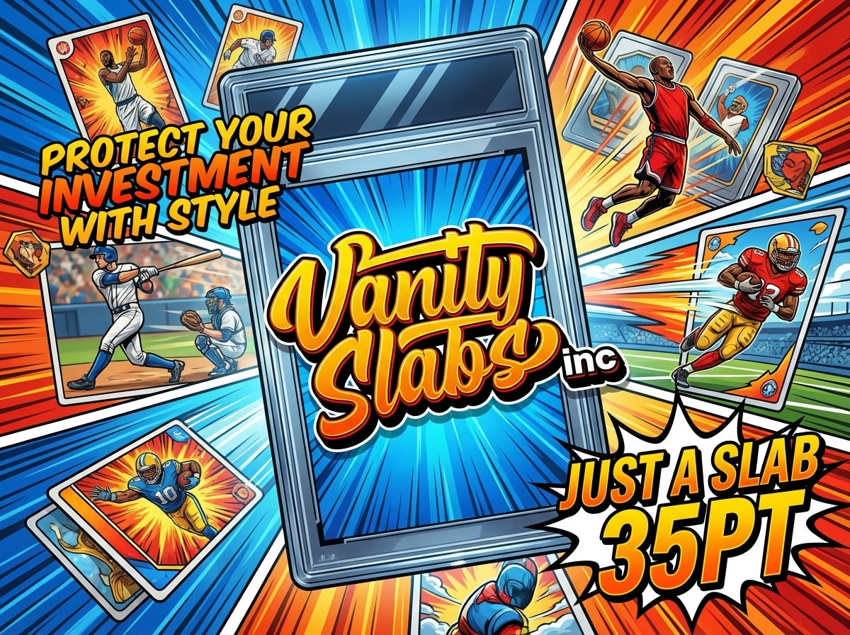 Vanity Slabs Holder for Baseball Football Basketball and Non Sports