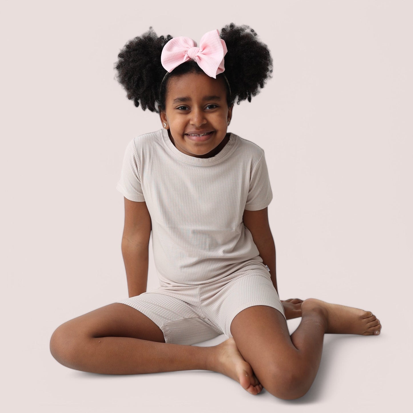 TOTALLY TAN RIB DREAM SHORT SET