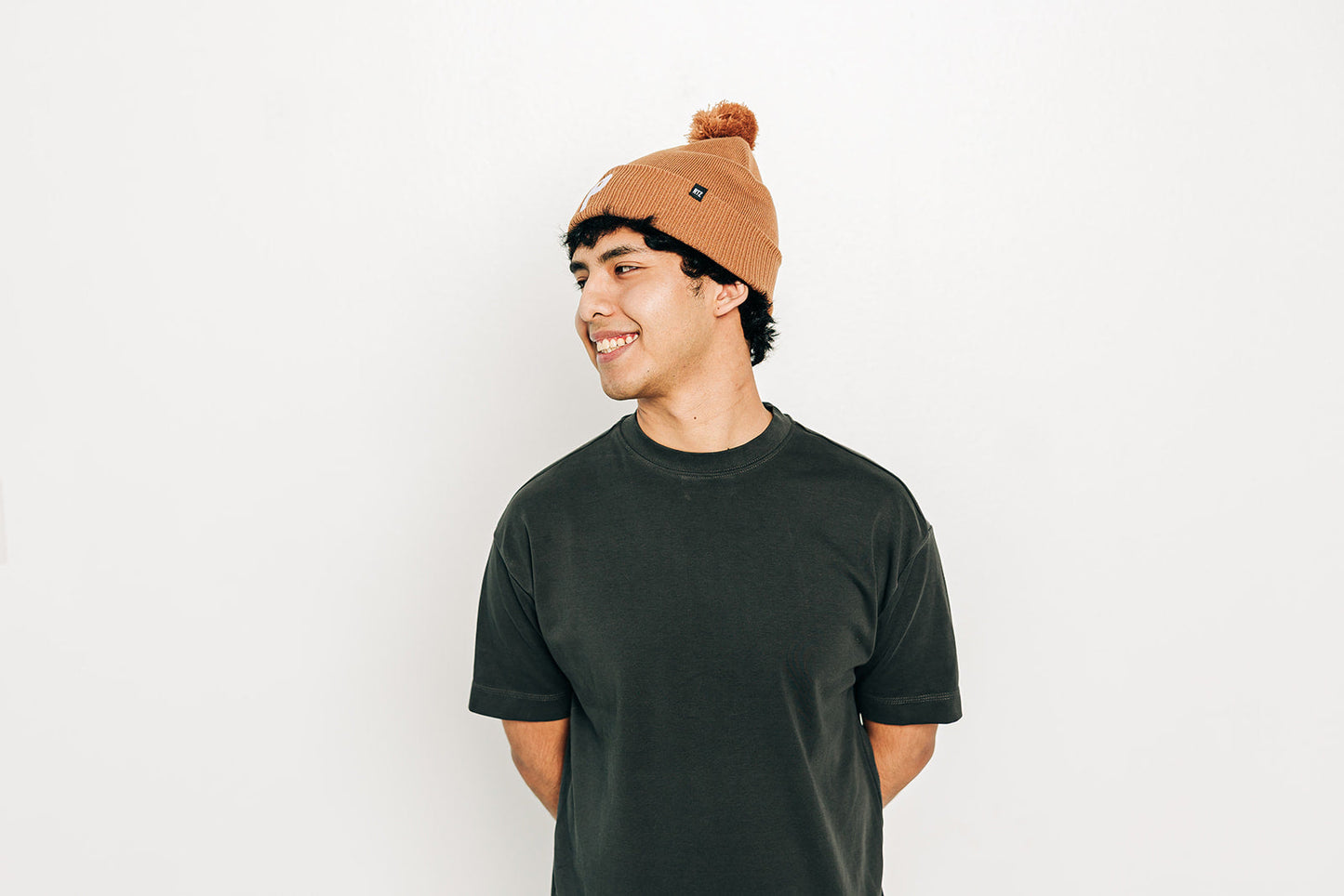 Letter Pom Pom Hat