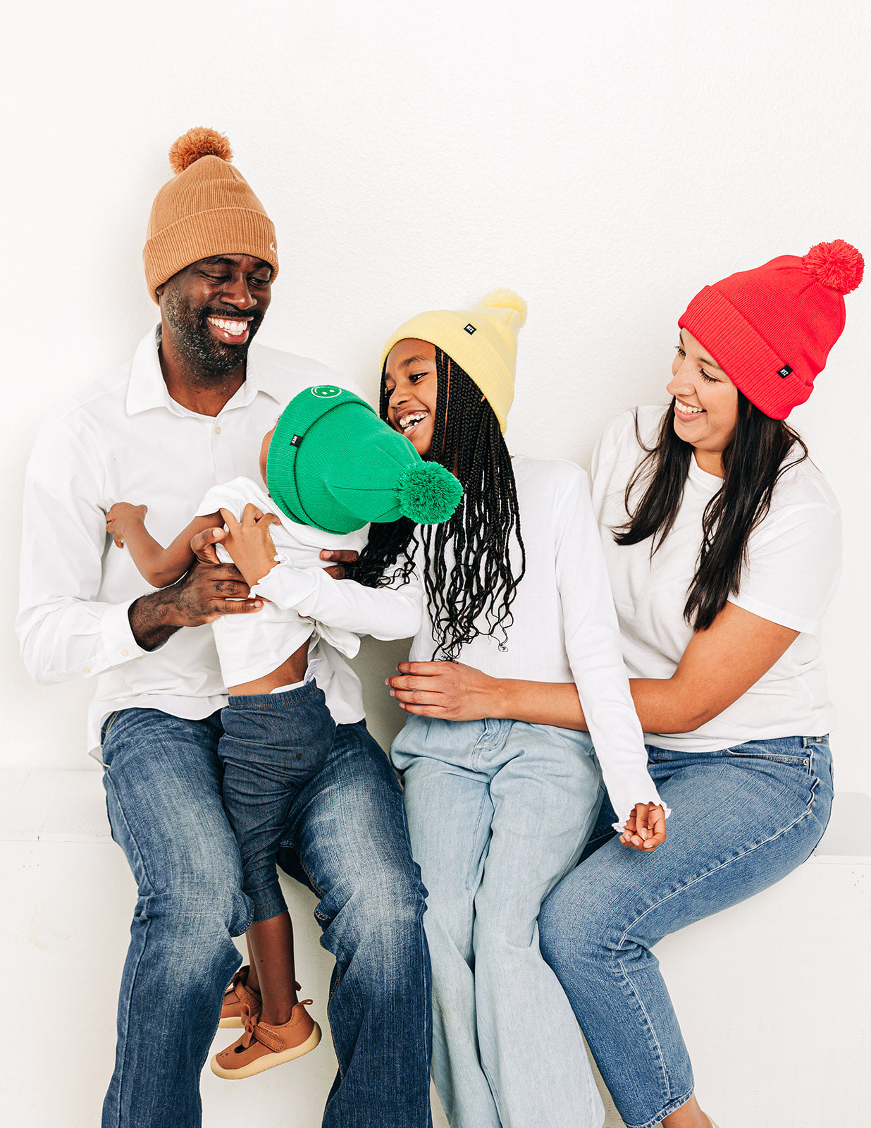 Letter Pom Pom Hat