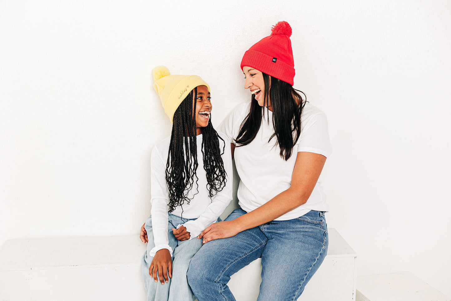 Letter Pom Pom Hat