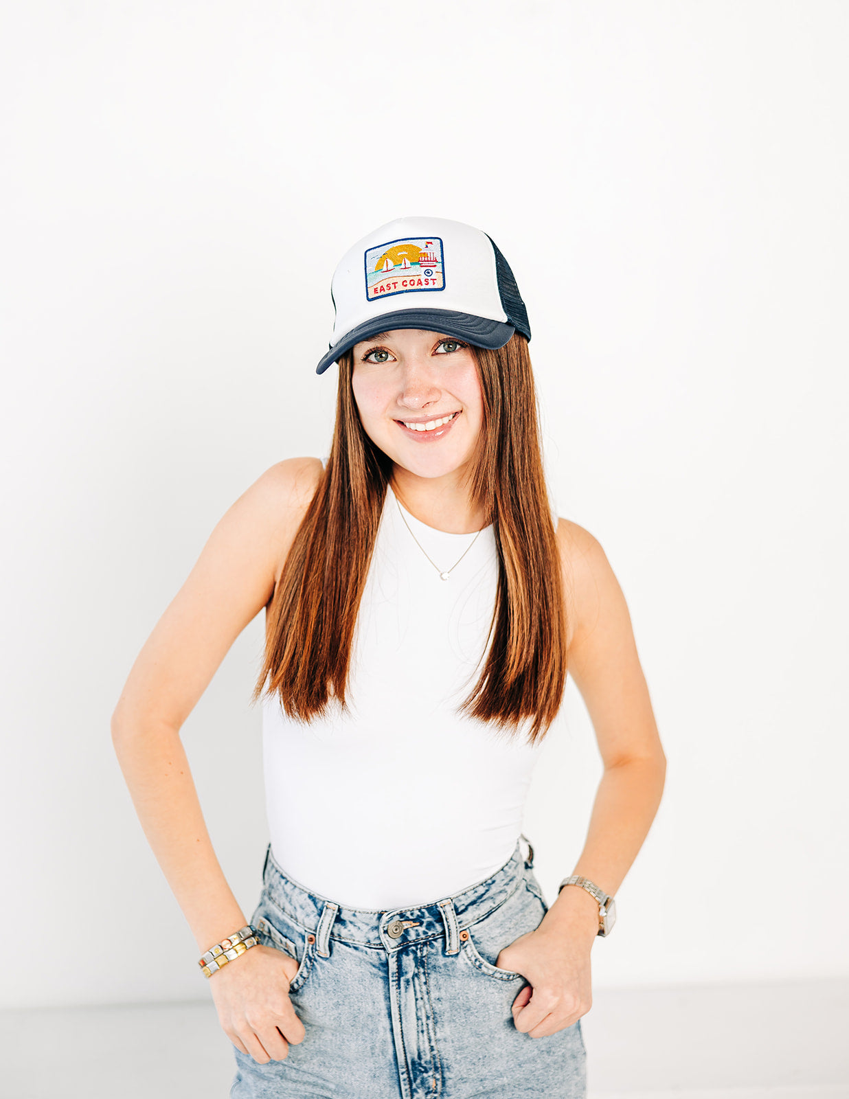 East Coast Postcard Trucker Hat