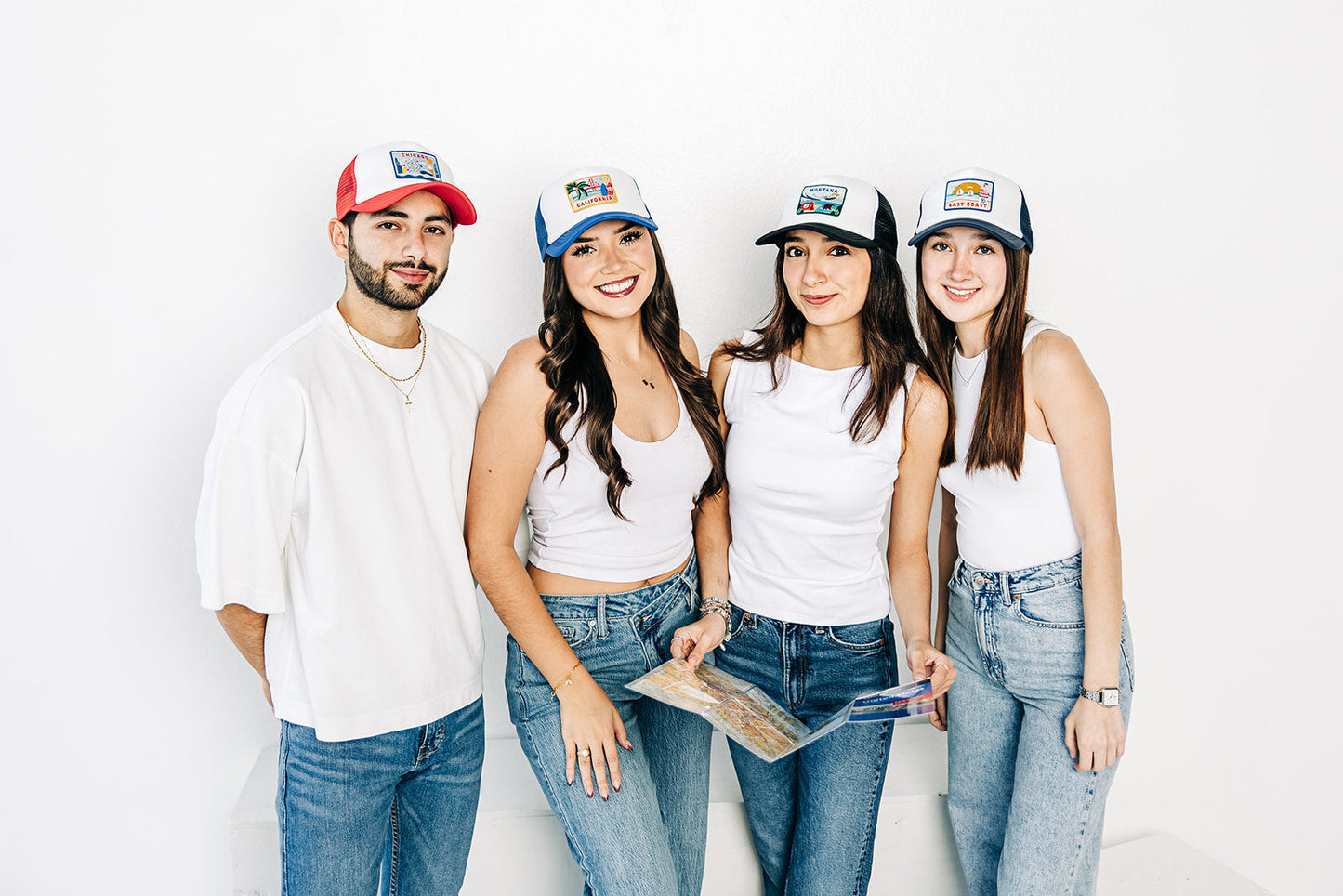 New York Postcard Trucker Hat