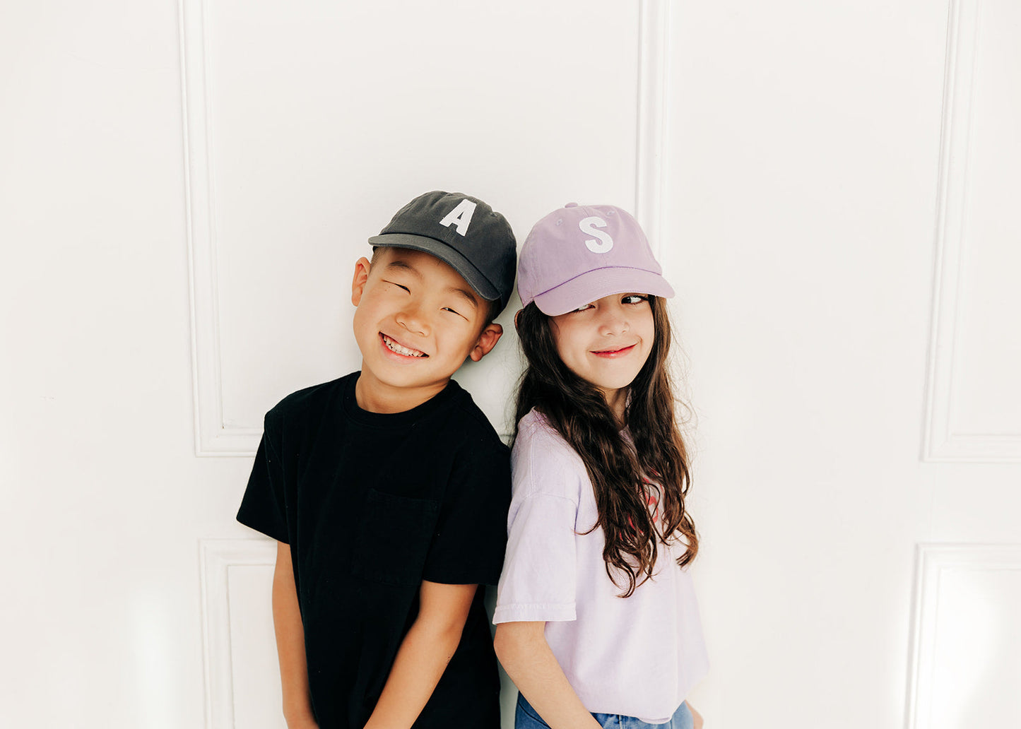 Lilac Letter Baseball Hat