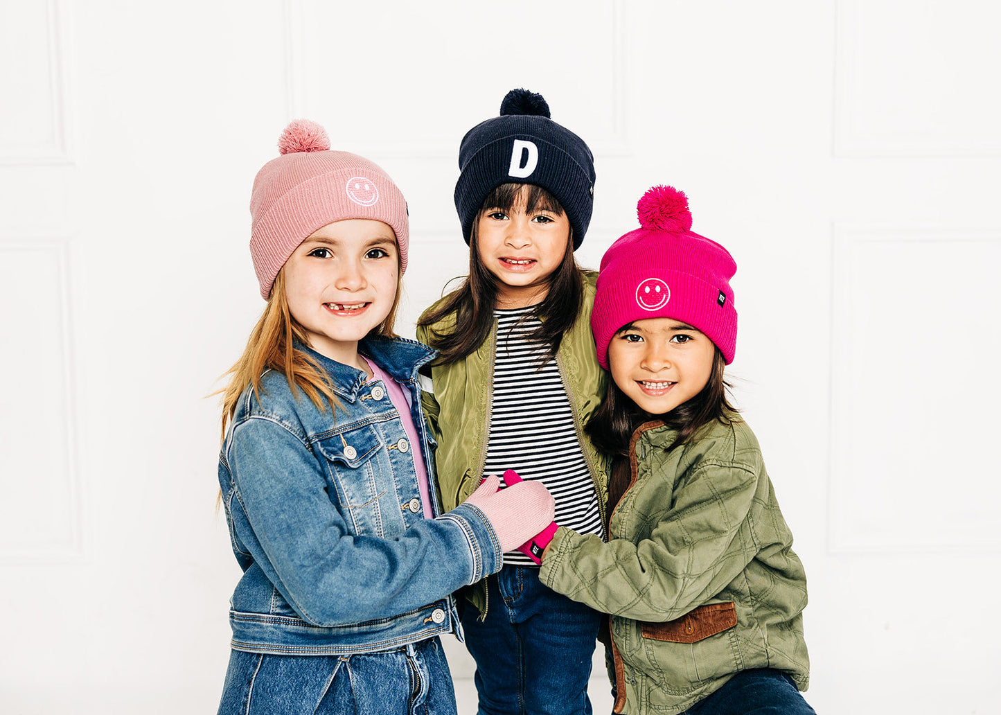 Letter Pom Pom Hat