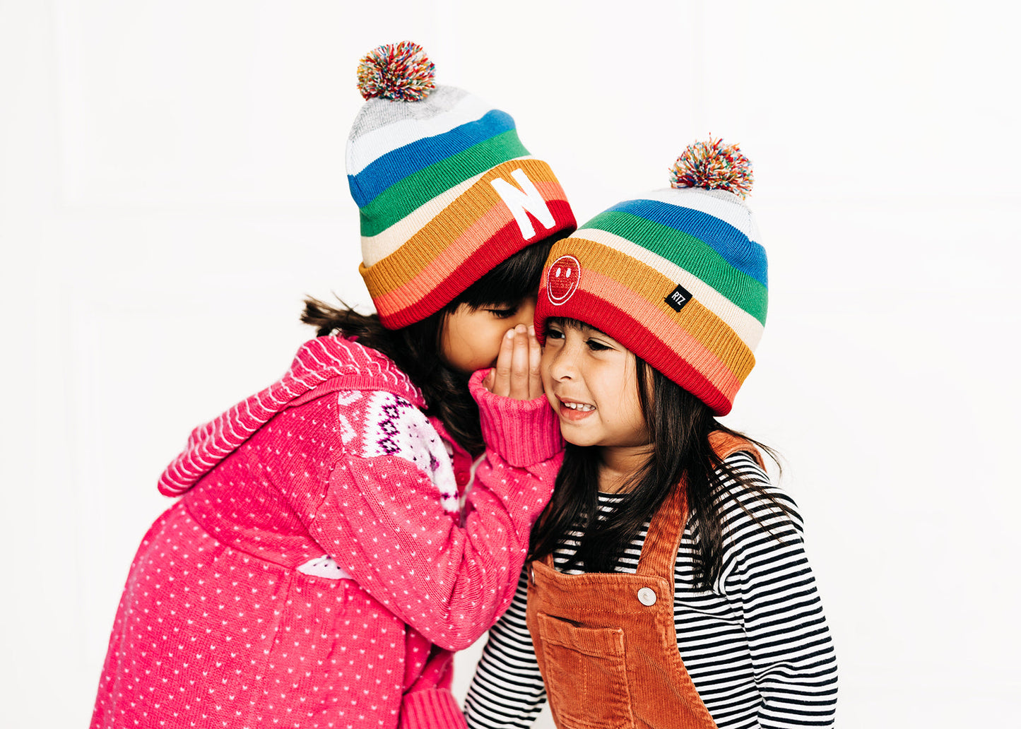 Letter Pom Pom Hat