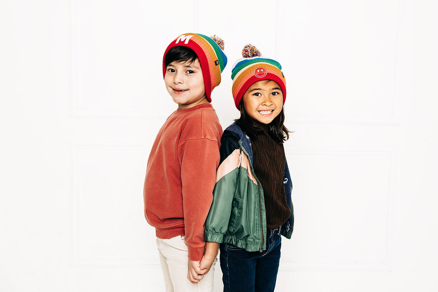 Letter Pom Pom Hat