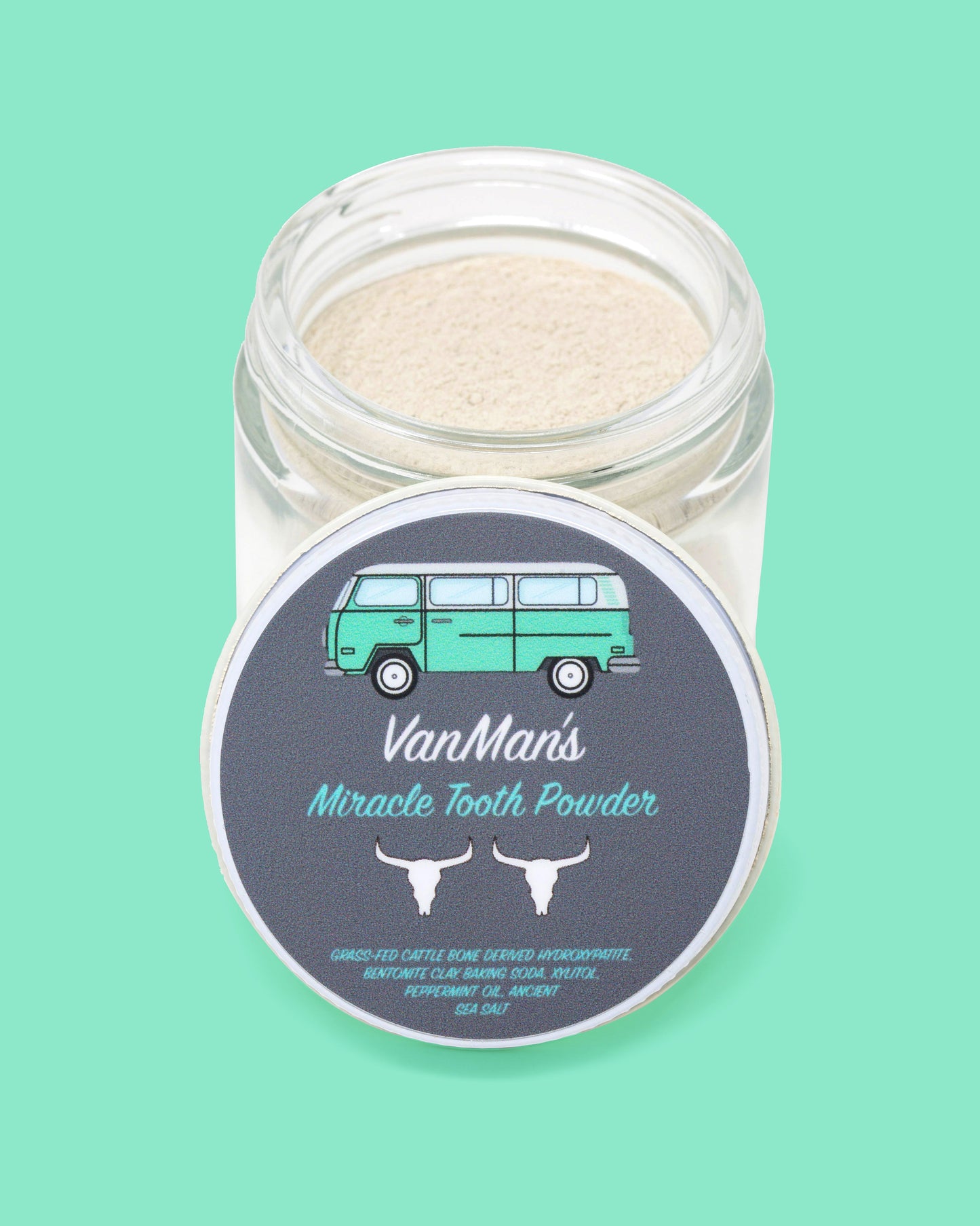 VanMan's Miracle Tooth Powder - Mint-Bone 2 oz