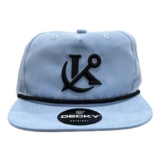 Anchored Rope Snapback - Sky/Black