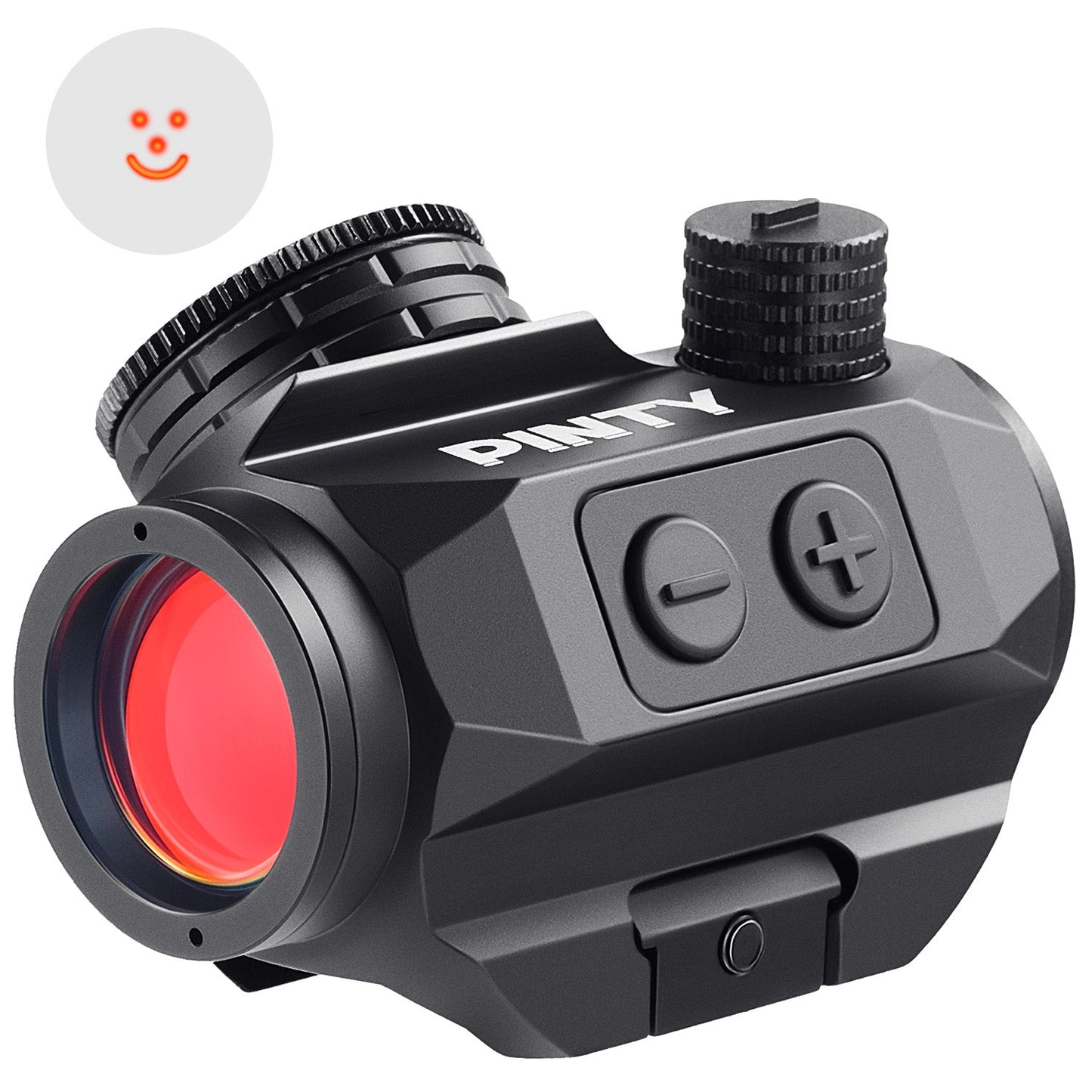 2MOA Red Dot Sight, Smiley Face Reticle