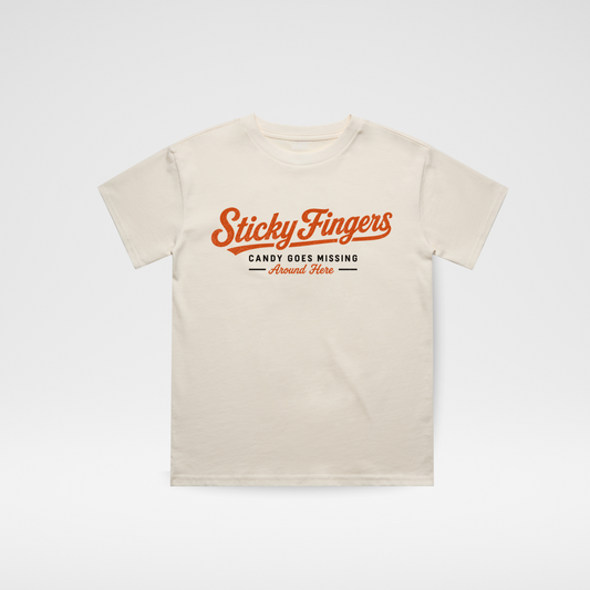 STICKY FINGERS TEE - VINTAGE CREAM