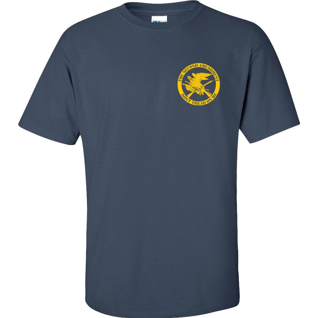 Right to Bear Arms Blue and Gold T-Shirt