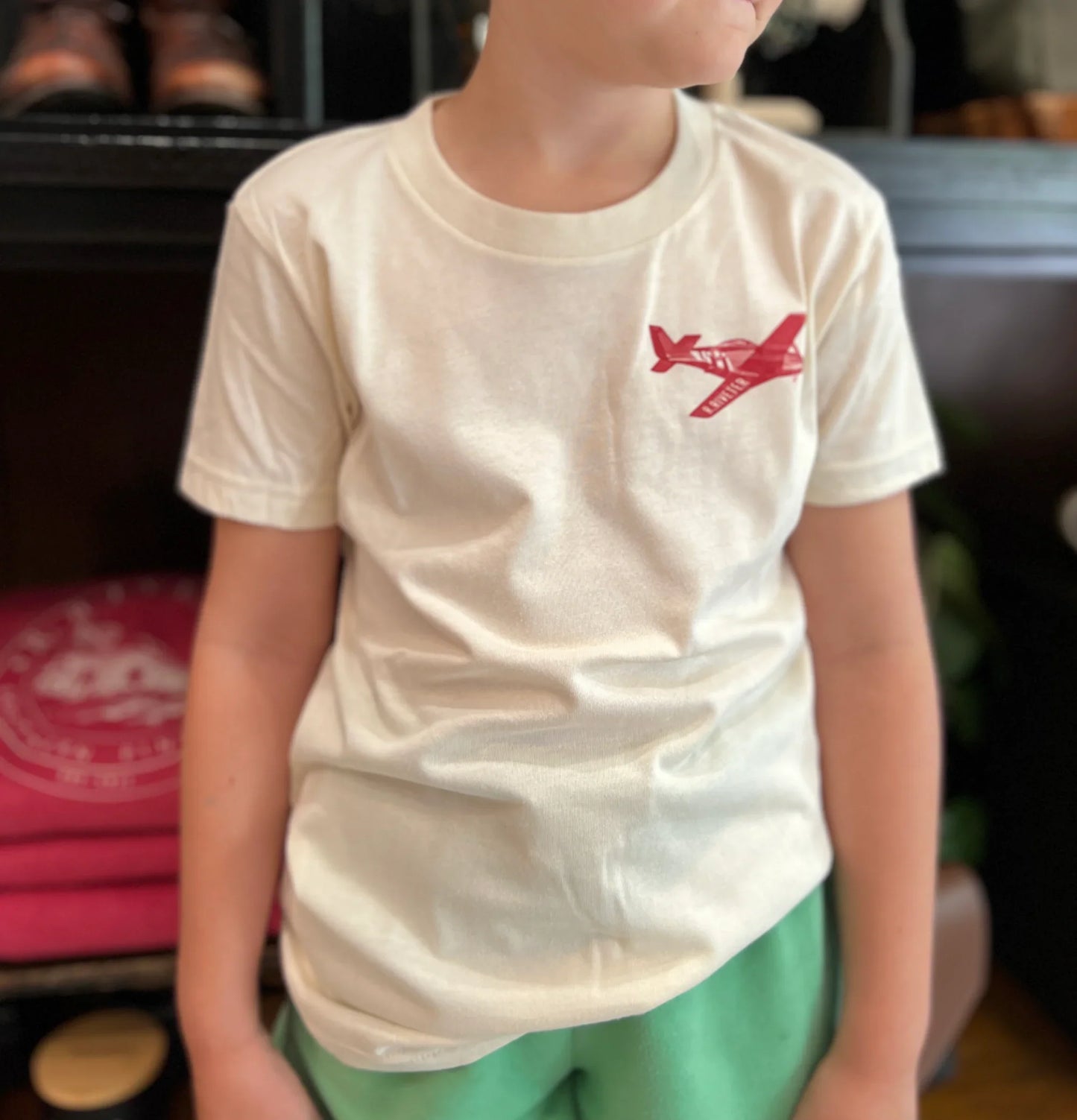 Air Show Kids Natural T Shirt