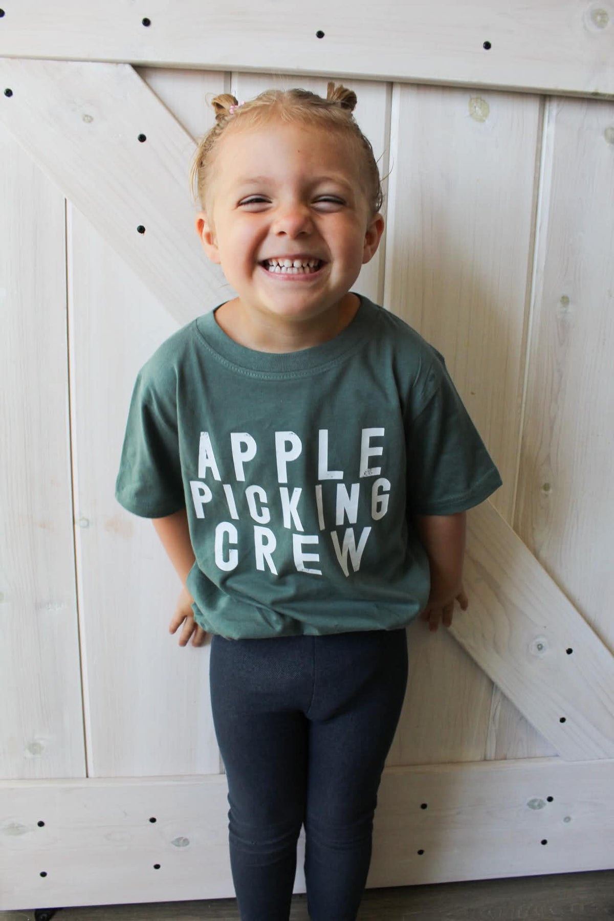 Distressed Apple Picking Crew Toddler/Youth T-Shirt