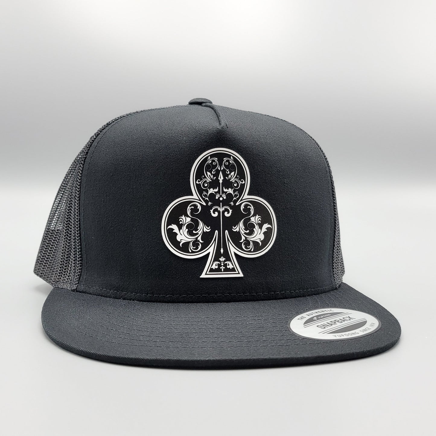 Ace of Clubs Texas Holdem Poker Blackjack Trucker Hat
