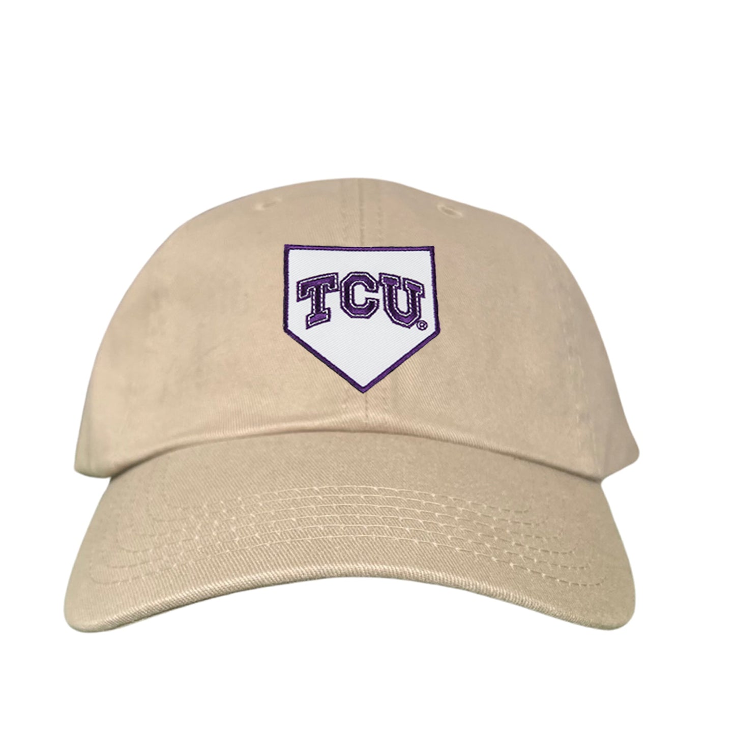 TCU Horned Frogs Baseball Cap Home Plate / Hat / TCU025 / 221 / MM