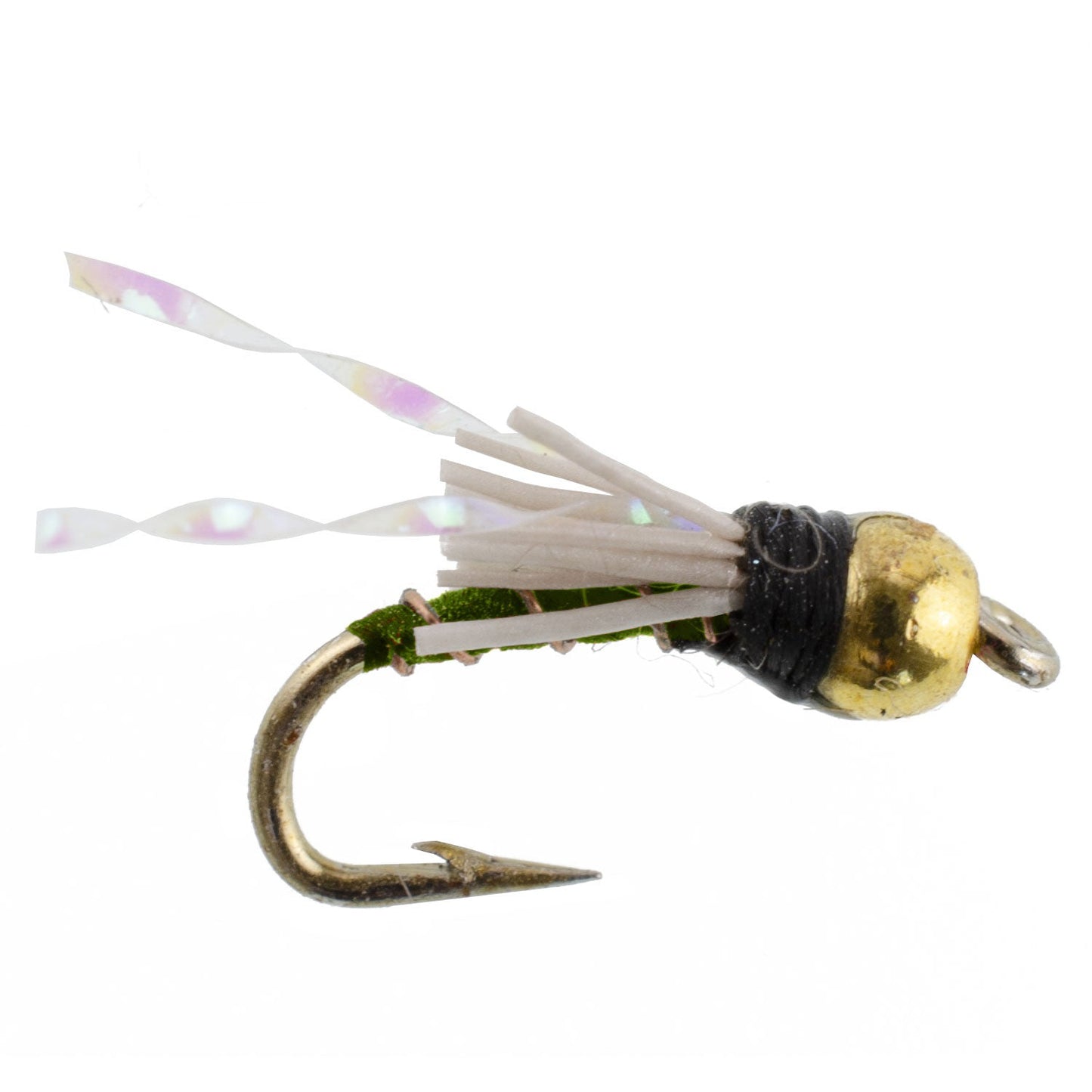 Beadhead Olive 3 Dollar Dip Serendipity Nymph - 6 Flies Size 18