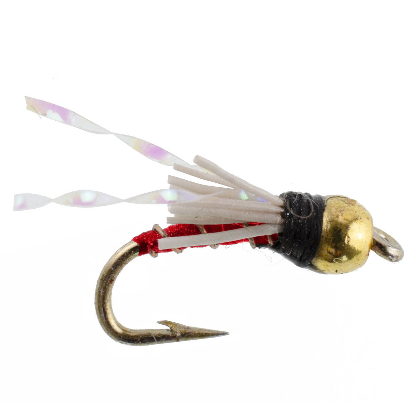 Beadhead Red 3 Dollar Dip Serendipity Nymph - 6 Flies Size 18