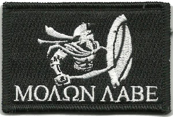 2"x3" Molon Labe Warrior Tactical Cap Patch