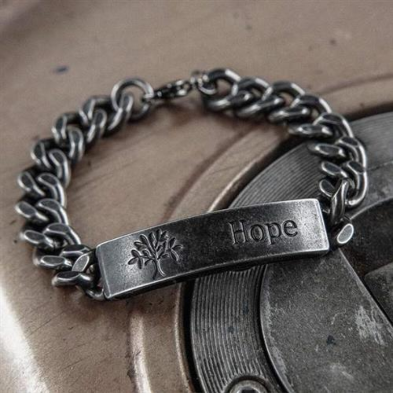 Simple Cross Prayer Men's Bracelet