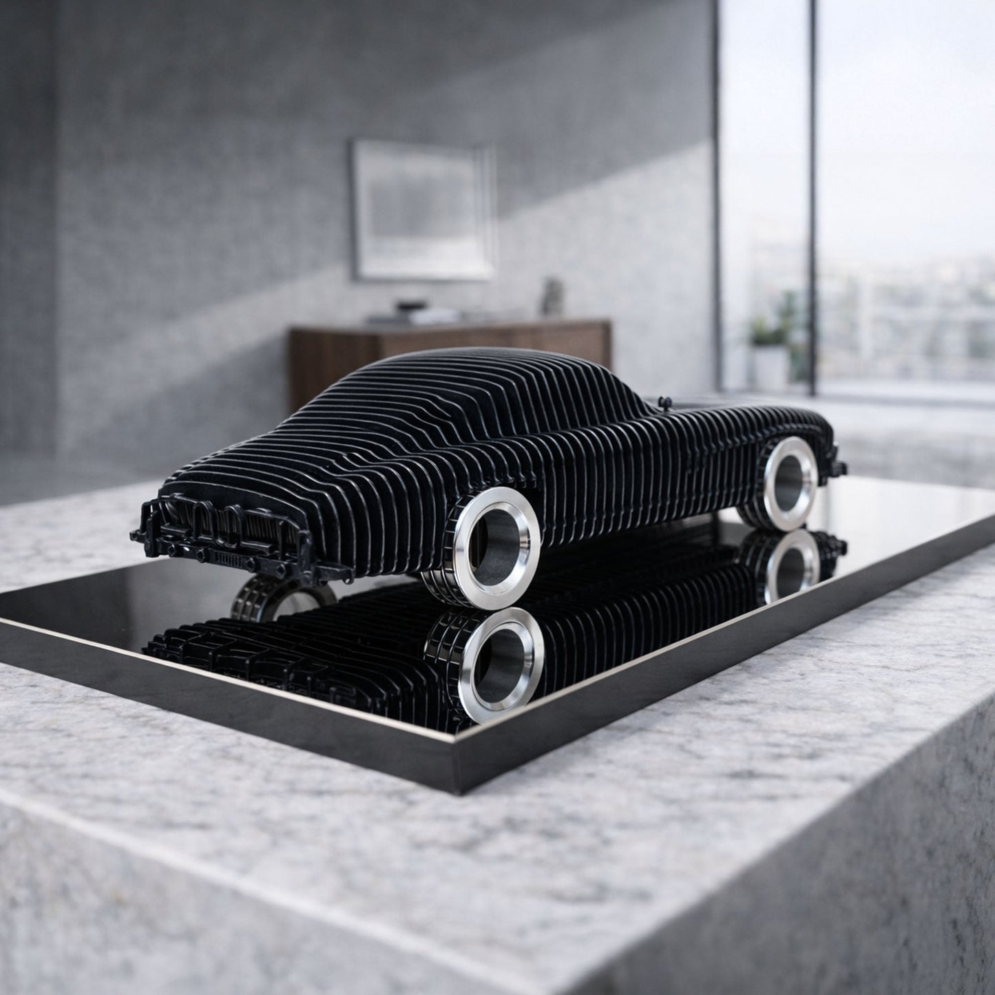 300SL Metal Car Sculpture - MT1494