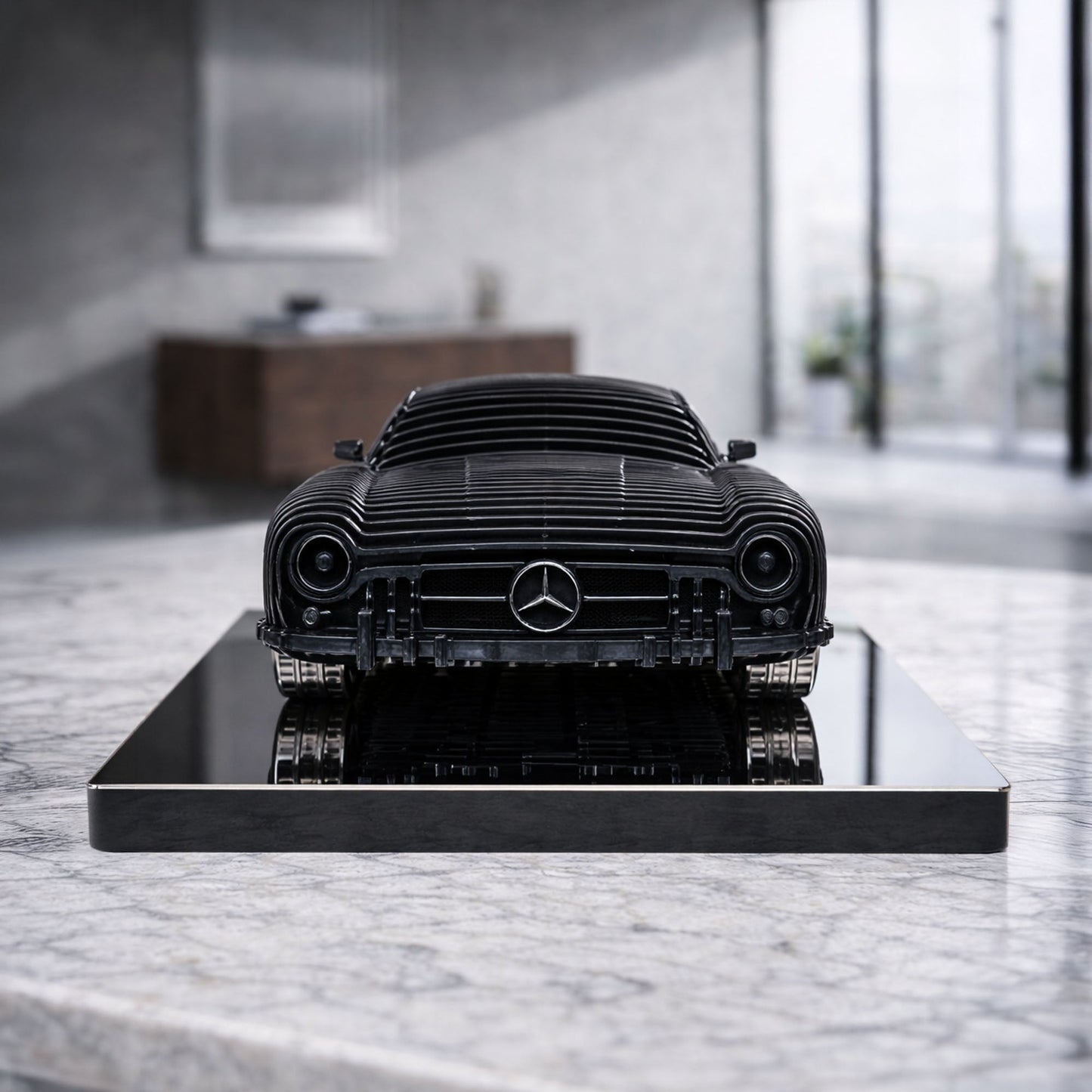 300SL Metal Car Sculpture - MT1494