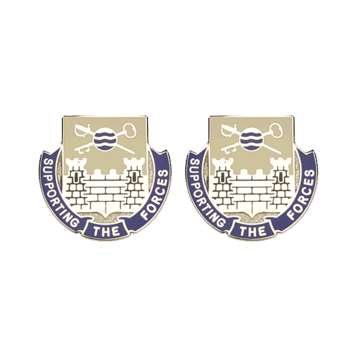 300th QUARTERMASTER BATTALION USAR Distinctive Unit Insignia - Pair