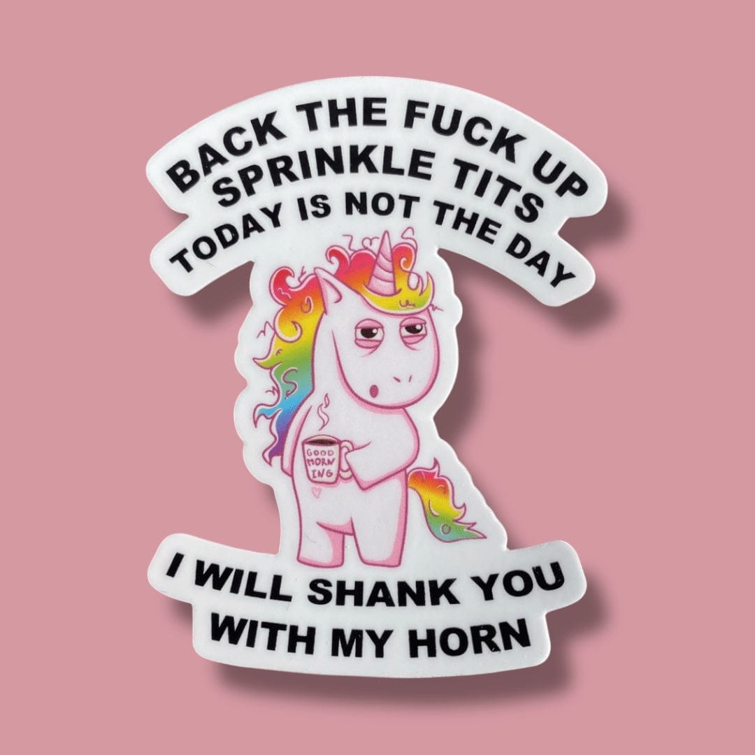 Vulgar Unicorn Sticker