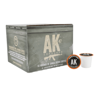 MEDIUM ROAST AK-47 Espresso Blend Coffee Rounds 32ct
