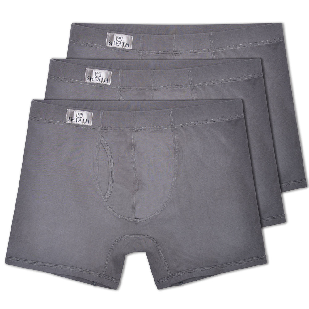 SHEATH 3.21 Modal Men's Pouch Boxer Brief 5" (3 Pack)