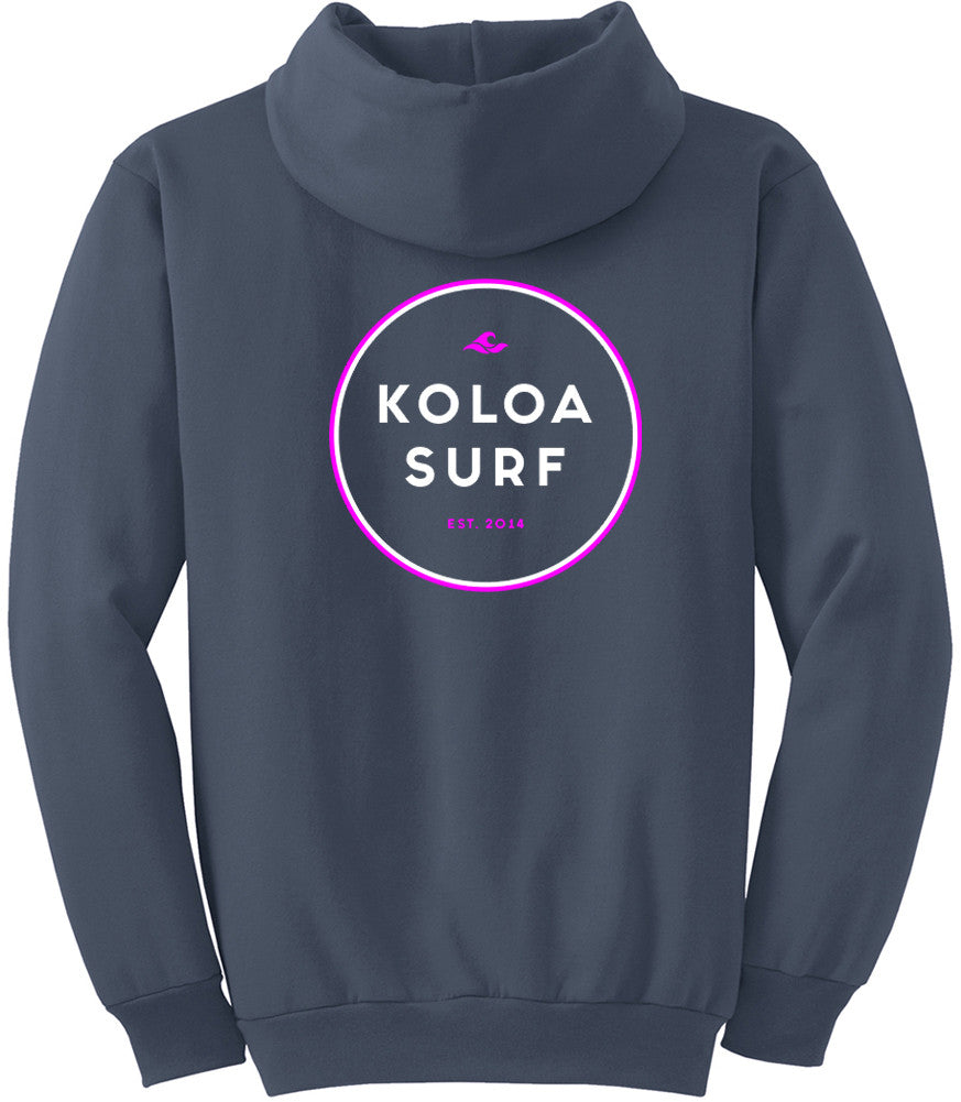 The Koloa Original Circle Hoodie- Pink