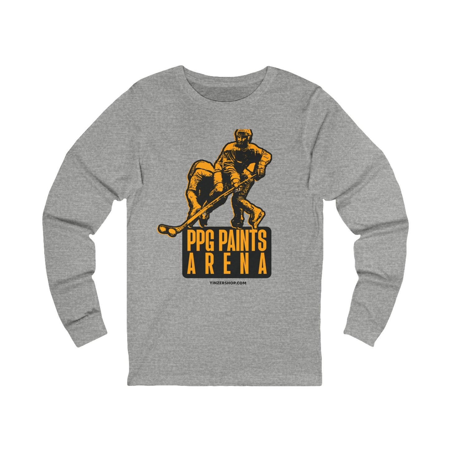 PPG Paints Arena Statue - Long Sleeve Tee
